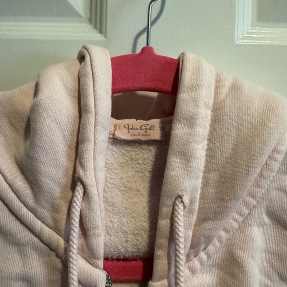 Brandy Melville Pink Zip-Up Hoodie - Picture 3 of 4